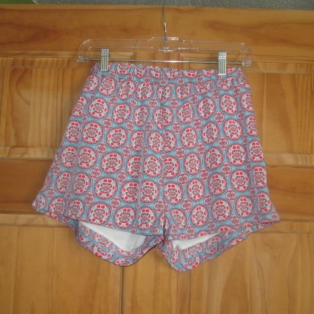 Alya Patterned Shorts with Elastic Waist